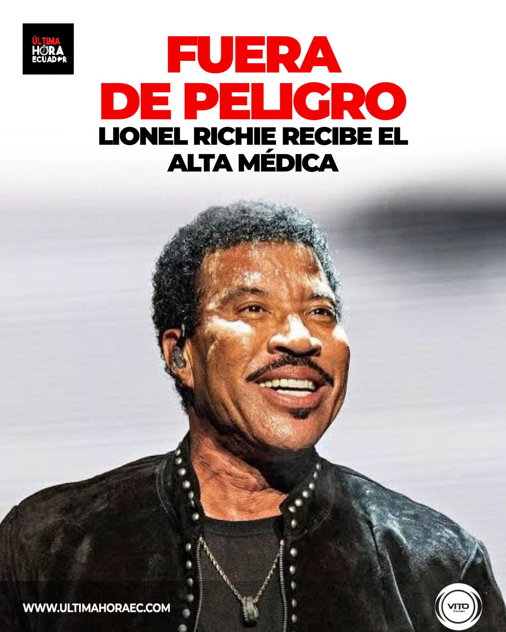 Lionel Richie se recupera de salud