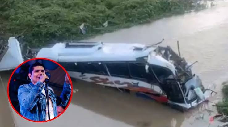 Dos muertos y más de 20 heridos en siniestro vial del bus de Kbeto Zuleta: el cantante está herido